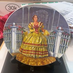 Gone with the wind collector’s plate “Melanie”